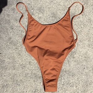 Minimale Animale cocoa swim suit